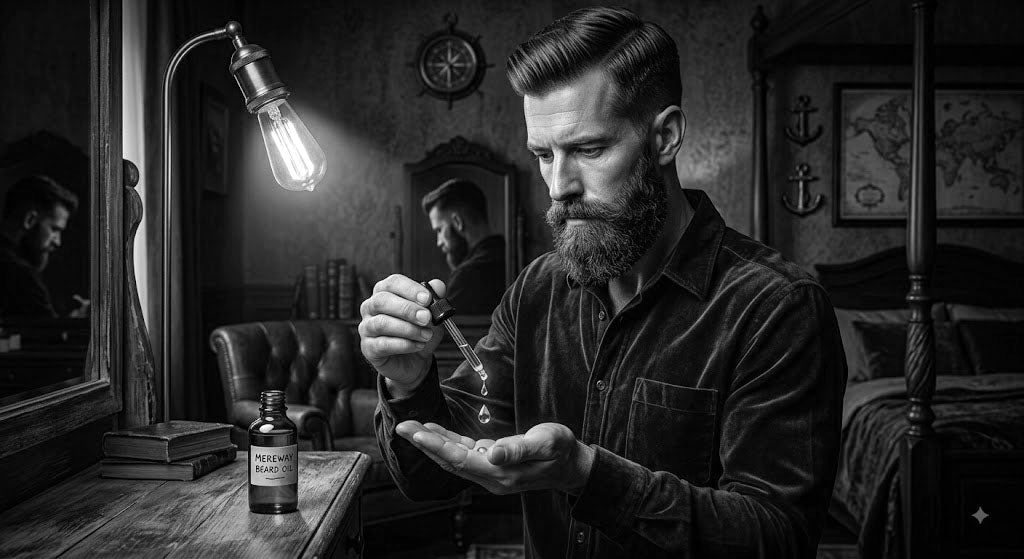 Nutrición Nocturna para la Barba: La Importancia de los Aceites Esenciales antes de Dormir