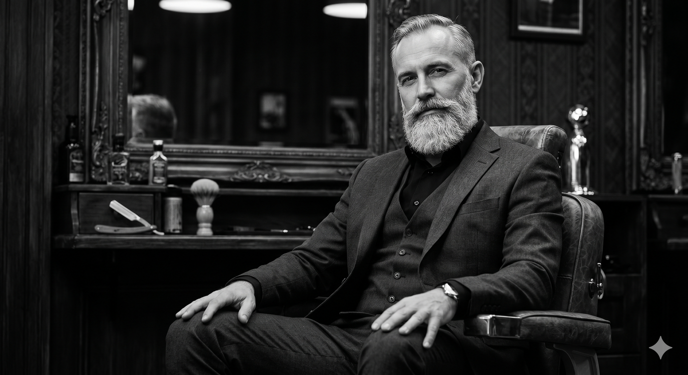 Canas en la barba: ¿Escondidas o con orgullo? Trucos de estilo para un look maduro impecable