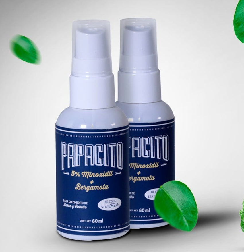 Papacito Minoxidil 5% Bergamota